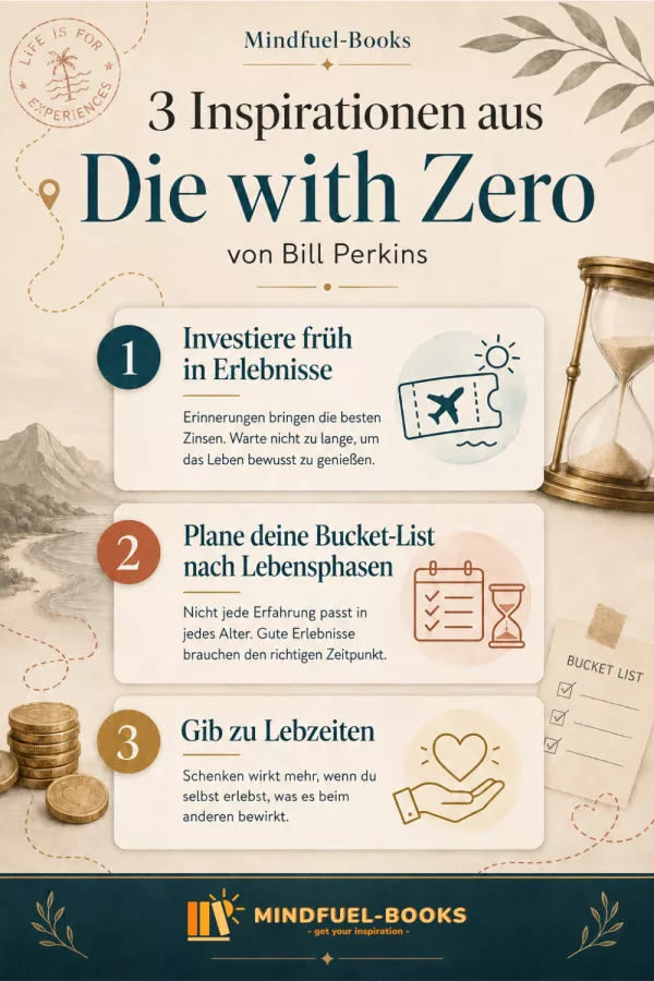 Die with Zero – 3 Inspirationen für ein erfülltes Leben ohne Aufschieben