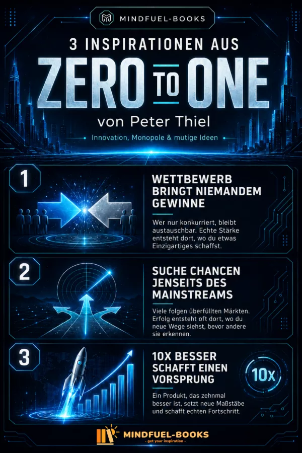 Zero to One – 3 Inspirationen für echte Innovation und mutige Ideen