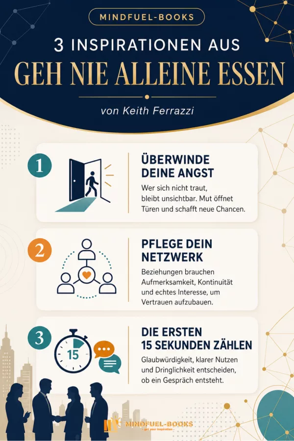 Geh nie alleine essen – 3 Inspirationen für starkes Networking und echte Beziehungen