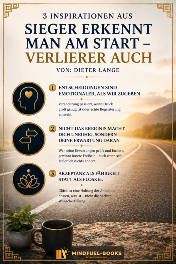 Sieger erkennt man am Start – Verlierer auch - 3 Inspirationen für innere Klarheit und Gelassenheit Sieger erkennt man am Start – Verlierer auch - 3 Inspirationen für innere Klarheit und Gelassenheit