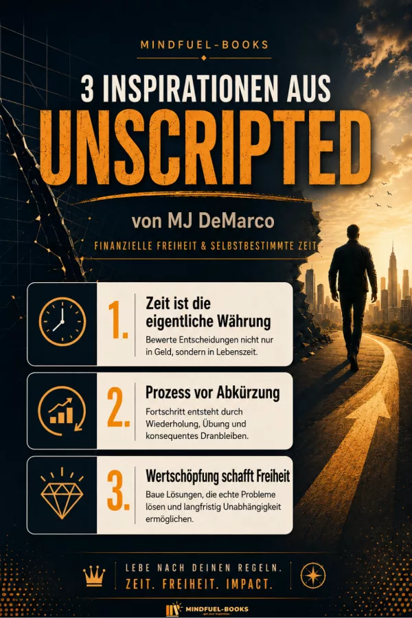 Unscripted – 3 Inspirationen für finanzielle Freiheit und selbstbestimmte Zeit