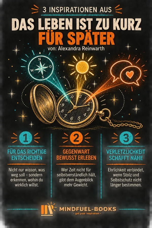 Das Leben ist zu kurz für später Das Leben ist zu kurz für später - Was würdest du verändern, wenn später keine sichere Option mehr wäre?